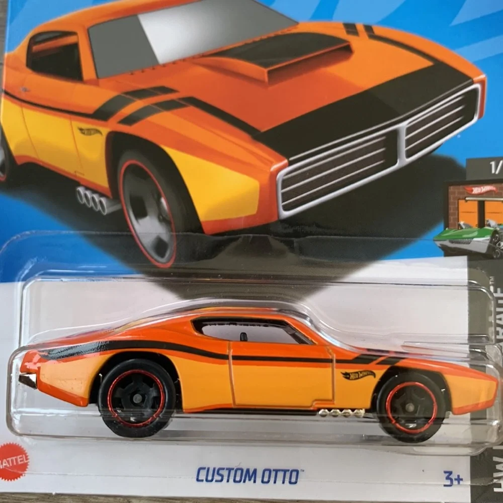 Hot Wheels Custom Otto Orange Muscle Car HW Dream Garage Hotwheels 2024 🆕
